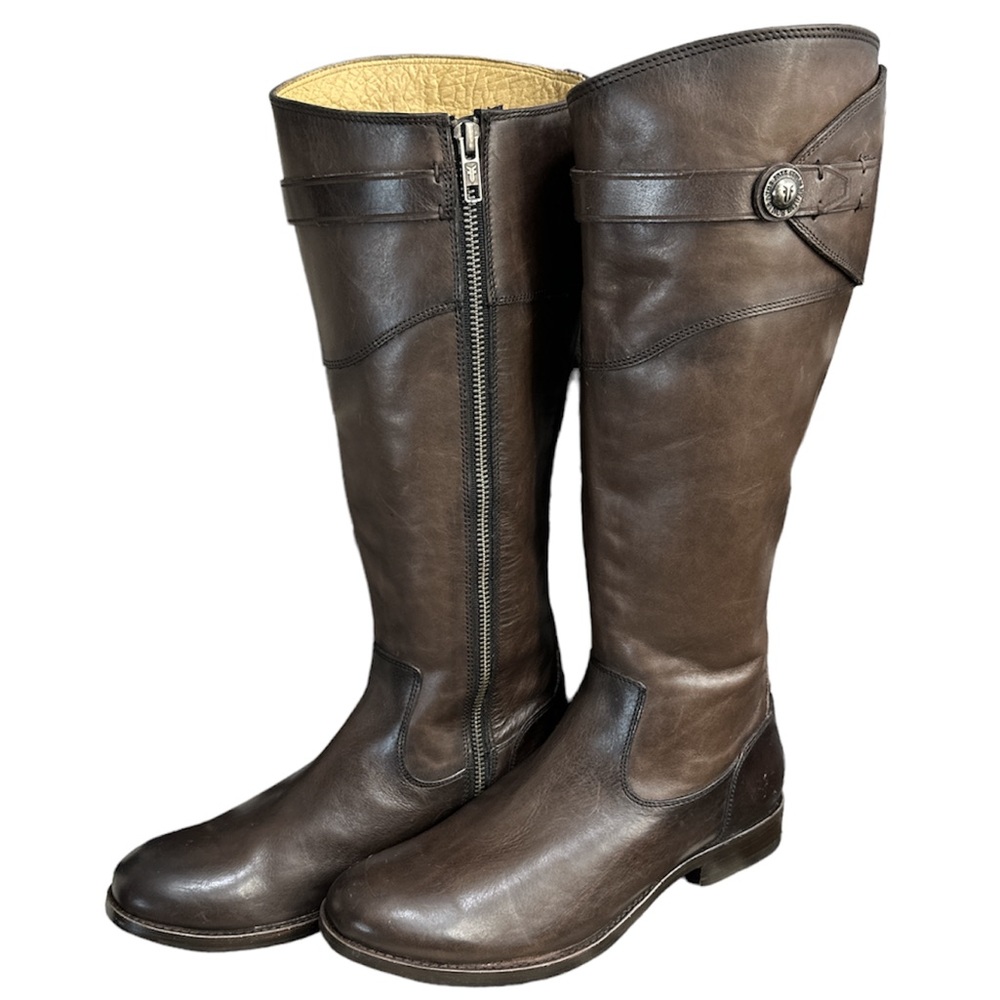 FRYE • Molly Button Tall Riding Boots